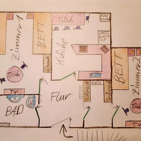 Διαμέρισμα Ara Monteurzimmer Zentrumsnah Kesselsdorferstr Δρέσδη